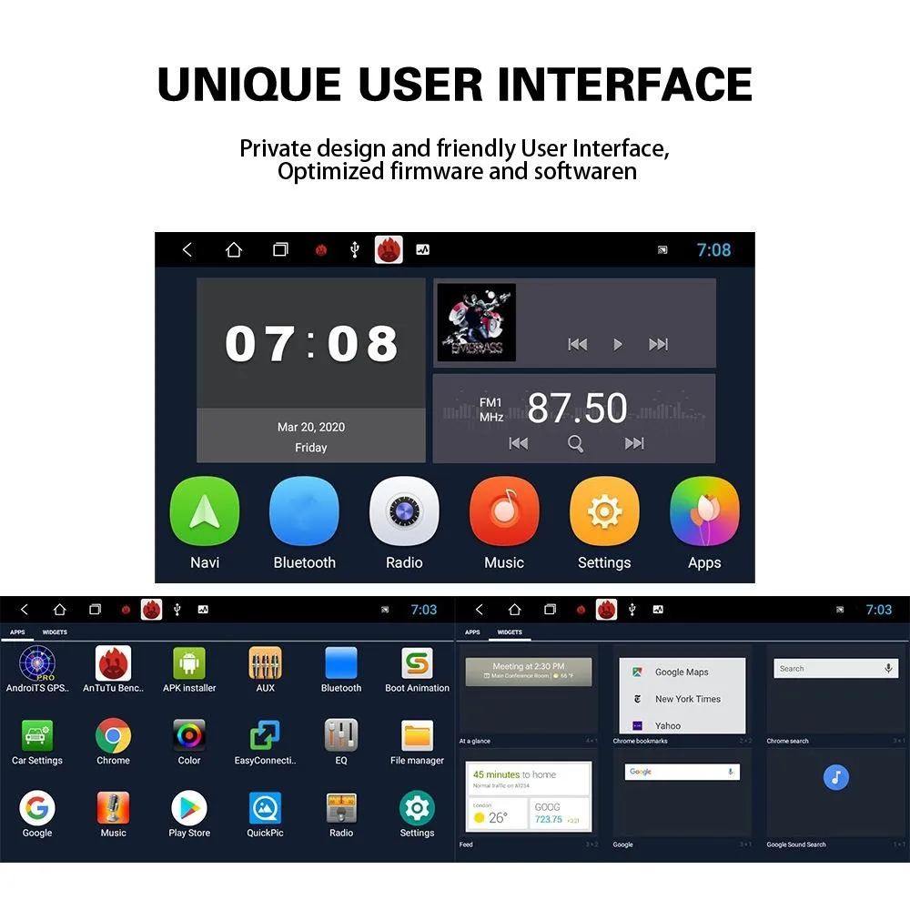7 Inch Android Car Multimedia Player With Navigation Bluetooth Reversing Camera - Fits Volkswagen - Android 10.0 - 1   16G - Standard   12Lights