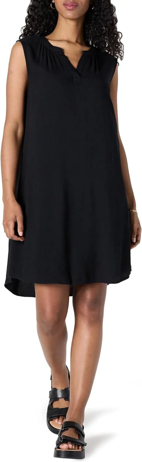 Amazon Essentials Women's Sleeveless Woven Shift Dress