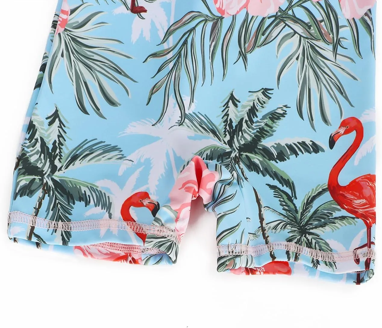 AmzBarley Girls Swimwear Mermaid Rash Guard Shirt One Piece Swimsuit Kids Fish Scale Bathing Suit UPF 50  Sunsuit 2-10 Years