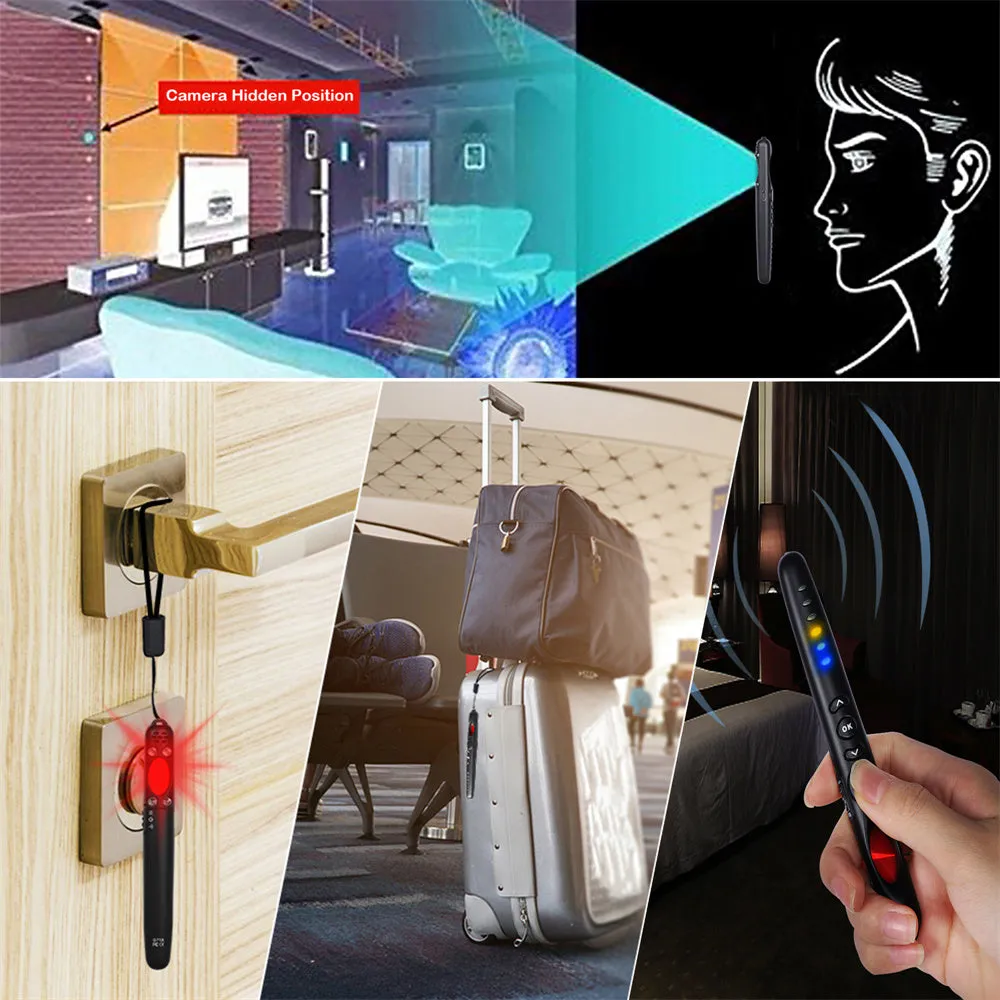 Anti-Spy Detection Pen | GPS Camera & Voice Bug Finder