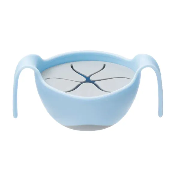 B.Box Bowl   Straw set  Bubblegum Light Blue