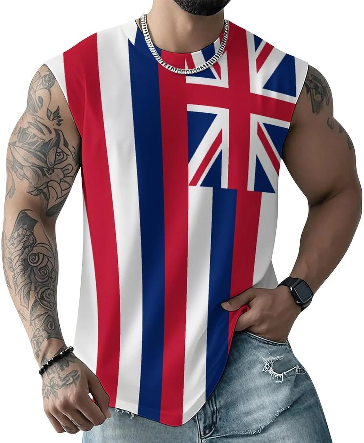 Bolivia-Flag Mens Sleeveless Tank Tops Workout Muscle Gym T-Shirts Slim Fit Crew Neck Tee Tops
