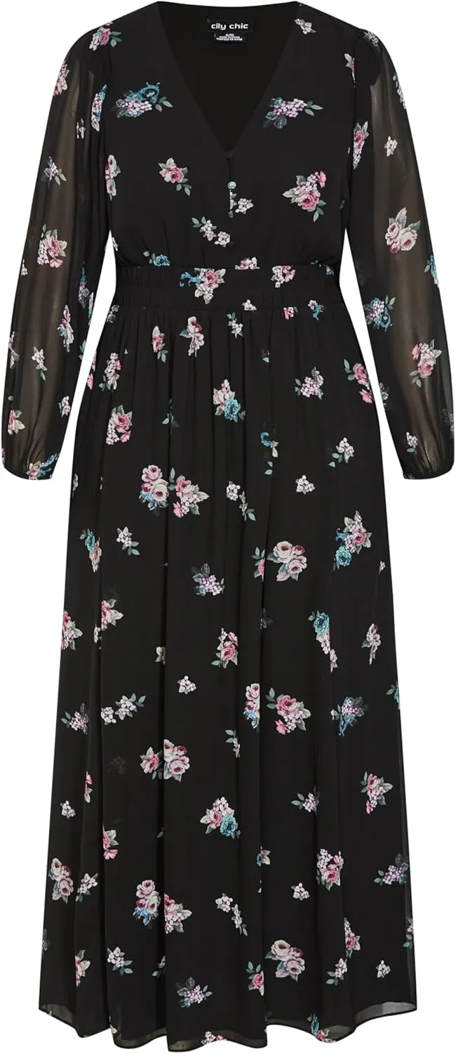City Chic Women's Jemina Maxi Dress