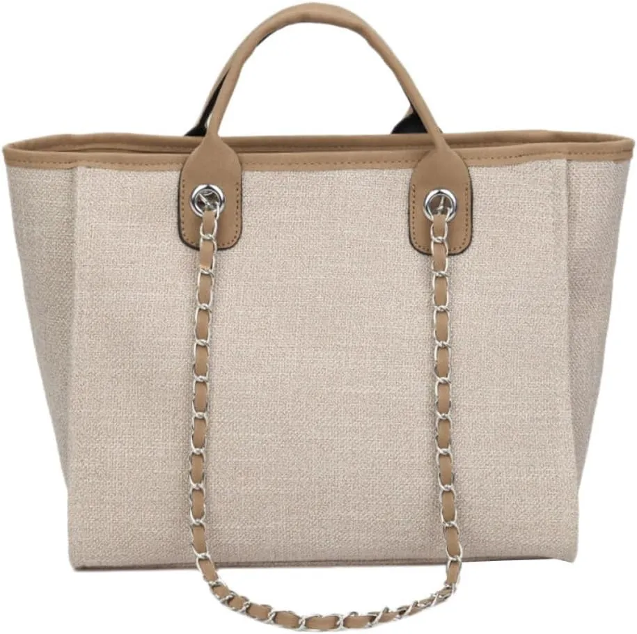CLISPEED Fashion Women Shoulder Bag Large Capacity Multifunction Tote Handbag for Daily Use Stylish Khaki Casual Outfits