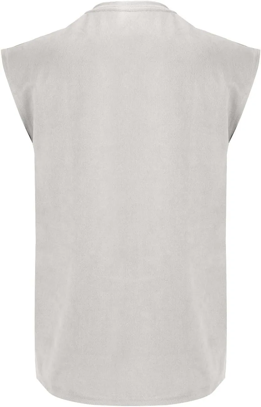 Cool Quick Dry Running Tunics Mens Athletic Sleeveless Tank Tops Gym Workout Muscle Outdoor Tees
