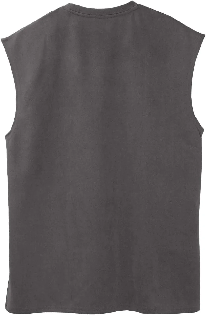 Cool Quick Dry Running Tunics Mens Athletic Sleeveless Tank Tops Gym Workout Muscle Outdoor Tees