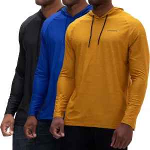 DEVOPS Men's Hoodie Long Sleeve Fishing Hiking Running Workout T-Shirts