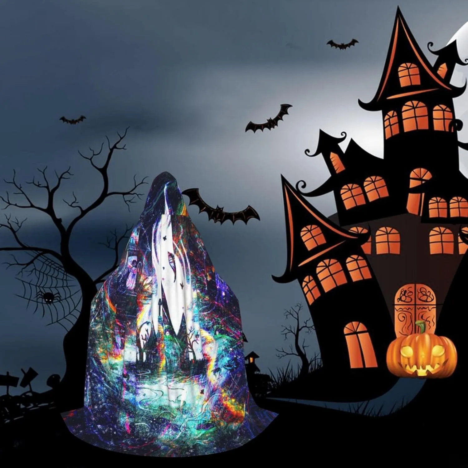 Dragon Halloween Cape For Teenagers, Hooded Cloak Long Cape Costume Cloak For Party Or Cosplay