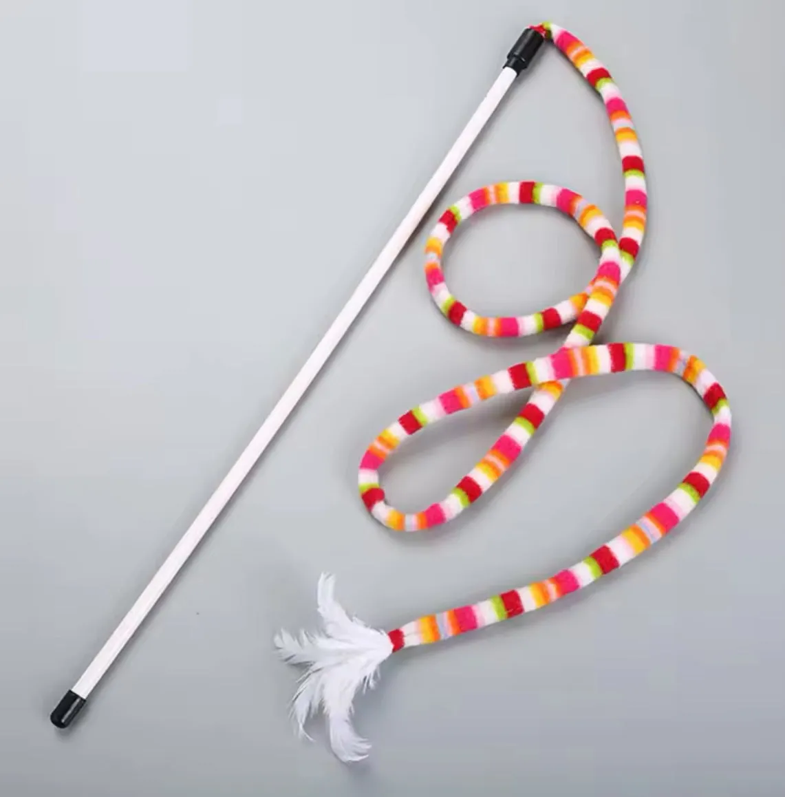 Extra Long Teaser with Feather and Bell