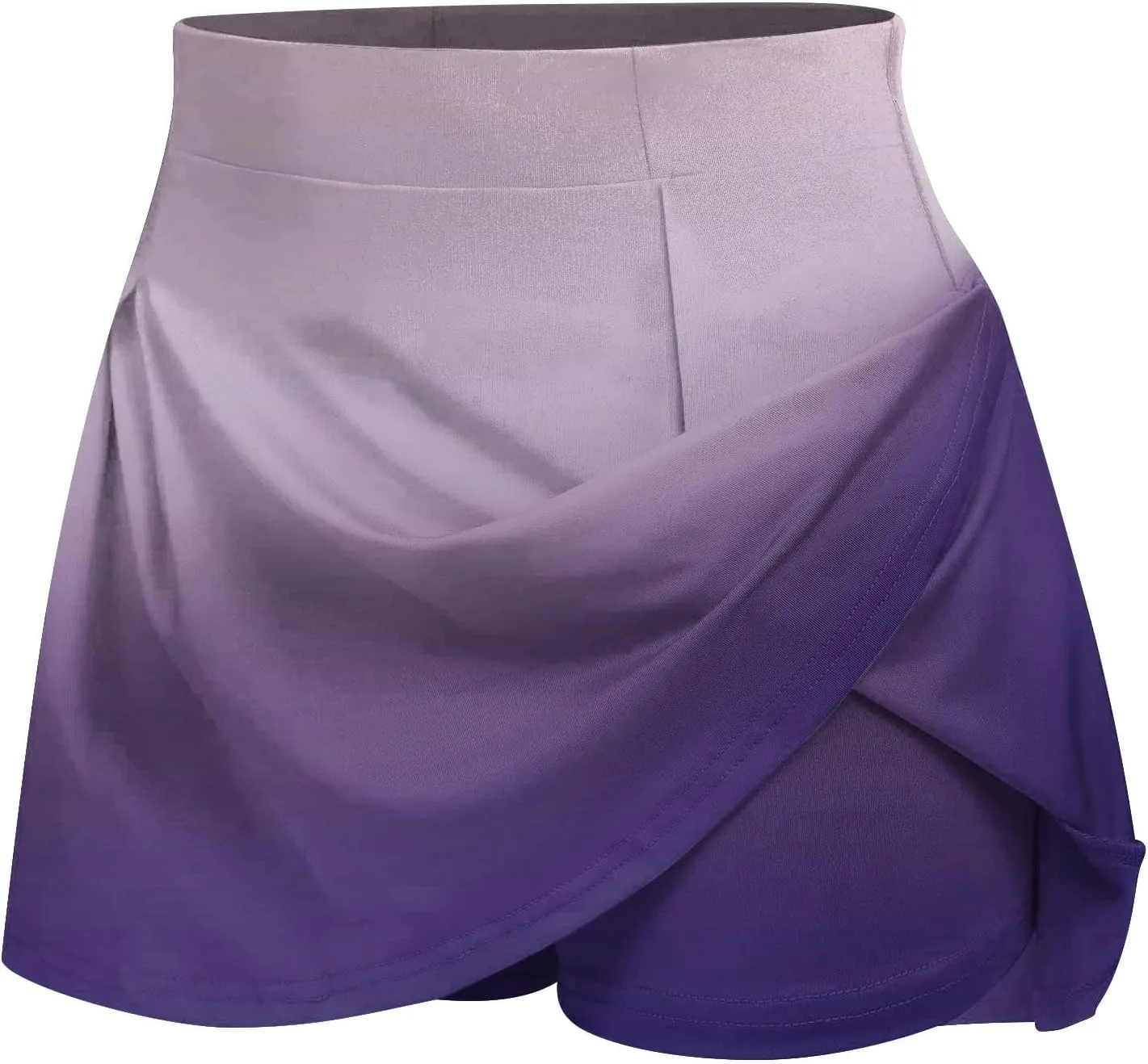 Firzero Women Sexy High Waisted Skirt Summer Printed Athletic Stretchy Tennis Skater Skirts Inner Shorts Mini Yoga Skorts