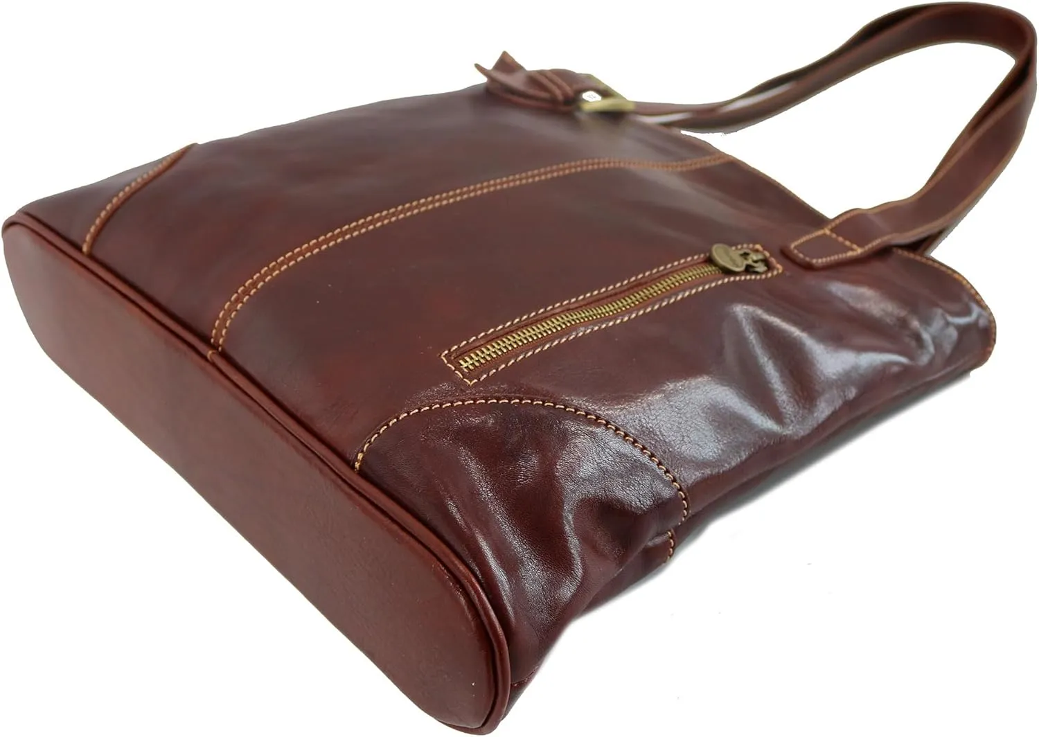 Floto Tavoli Shoulder Bag Hobo Women's Bag in Italian Calfskin Leather