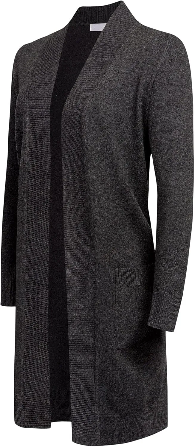 G-Style USA Women's Casual Lightweight Open Front Knit Cardigan Sweater with Pockets