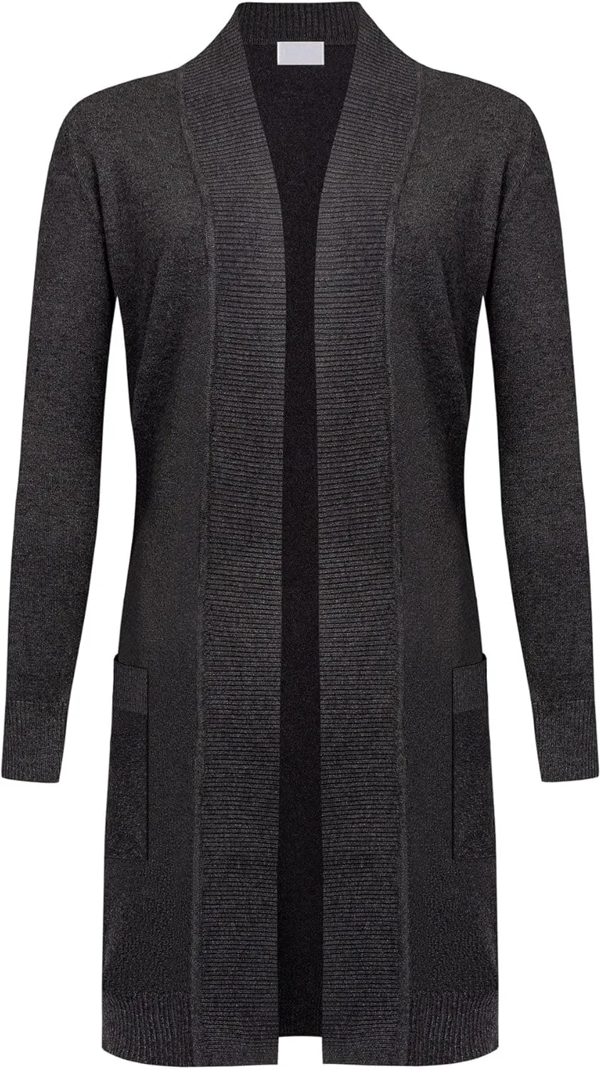 G-Style USA Women's Casual Lightweight Open Front Knit Cardigan Sweater with Pockets