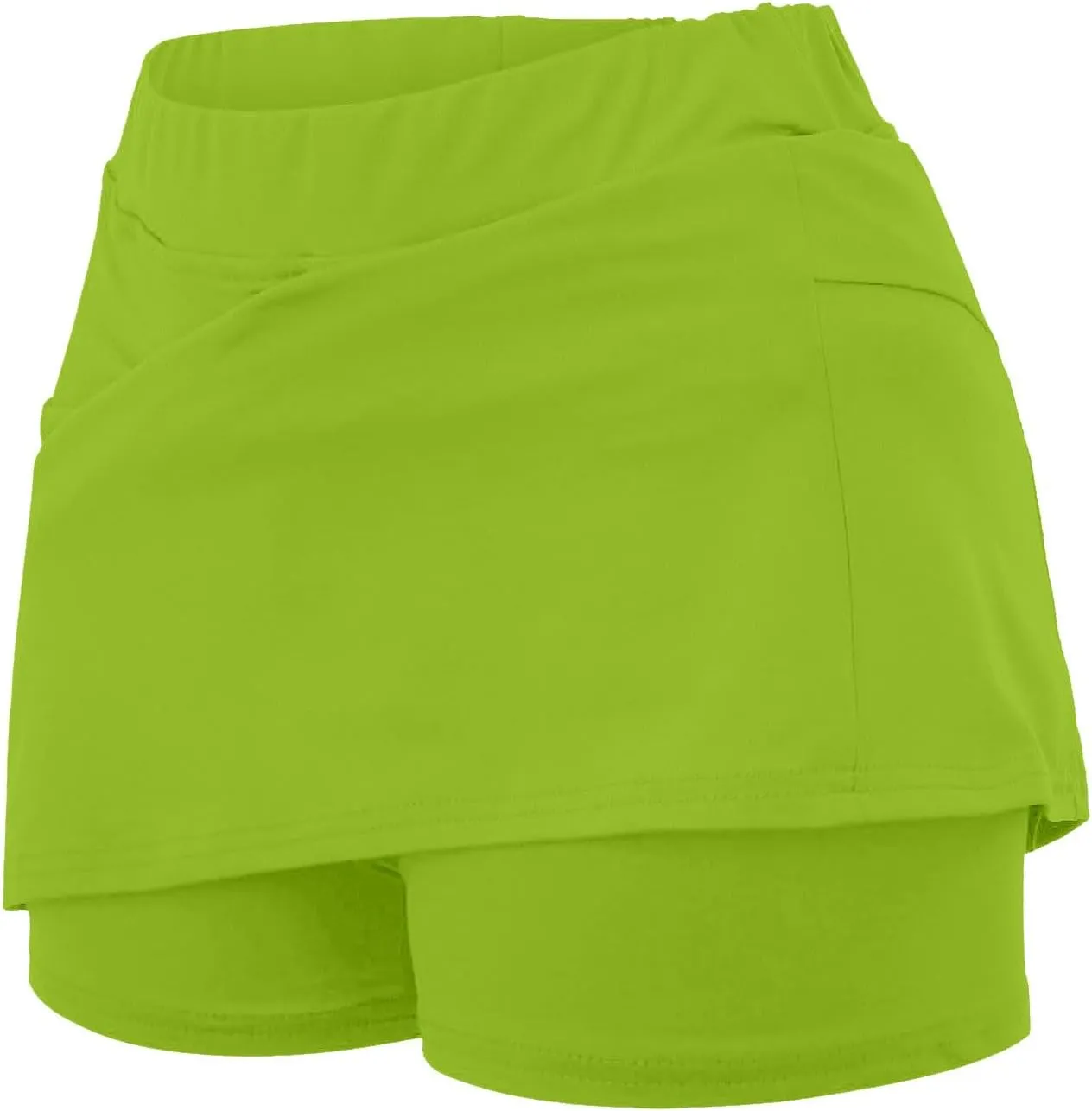 Golf Skirts for Women high Waisted Tennis Skirt with Pockets for Balls Womens Athletic Shorts Longer