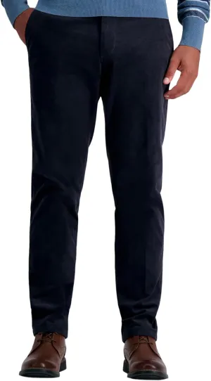 Haggar Mens Straight Fit Stretch Corduroy Pant