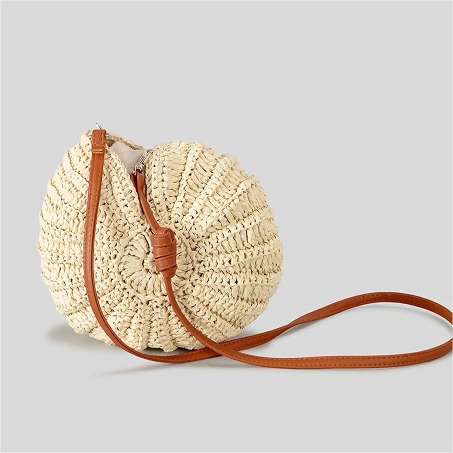 Handwoven Fashion Seashell Bag Stylish & Unique Boho Clutch With Pearl Summer Woven Handbag Small Shell Crossbody Beach Bag