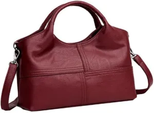 Homoyoyo Fashion Women Handbag Large Capacity Vintage Shoulder Bag for Office Ladies Lightweight Tote Pouch Stylish and Portable Design for Everyday Use