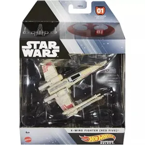 Hot Wheels Star Wars Starships Select, Premium Replica Starships Select X-Wing Fighter (Red Five)