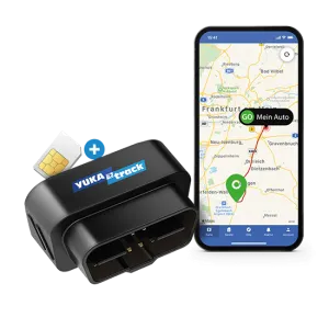 IoT YUKAtrack AIO GPS OBD2 Car Tracker with SIM   Data Flat