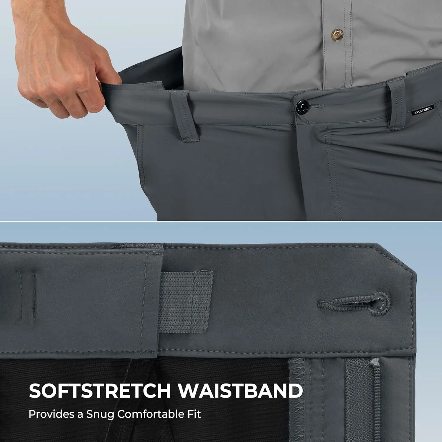KastKing Cool Caster Men's Fishing Shorts, UPF 50  Hiking Shorts, 10.5 and 7.5 Available, Water Repellent, 4-Way Stretch