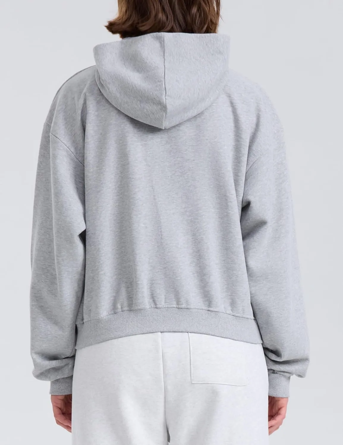 kayamiya Women's Zip Up Hoodie Cropped Long Sleeve Fleece Sweatshirts Casual Jackets With Pockets