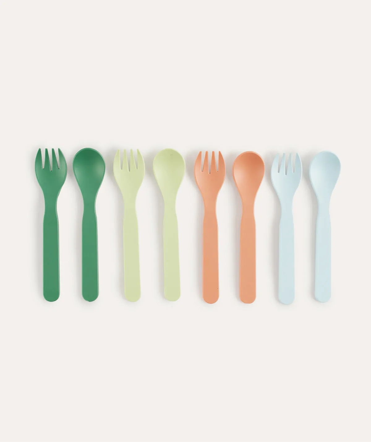 KIDLY by MORI Eco Spoons and Fork 8-Pack