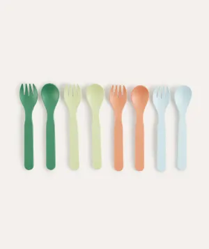 KIDLY by MORI Eco Spoons and Fork 8-Pack