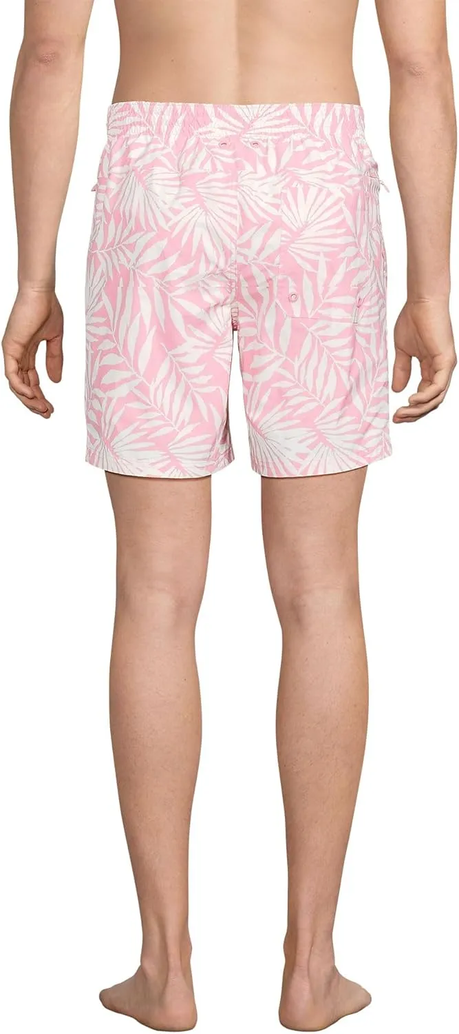 Lands' End Men's 7 Inch Volley Hydroliner Swim Trunks
