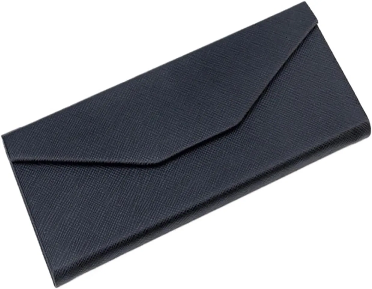 Leather waterproof glasses case, folding triangle sunglasses case bag, glasses accessories