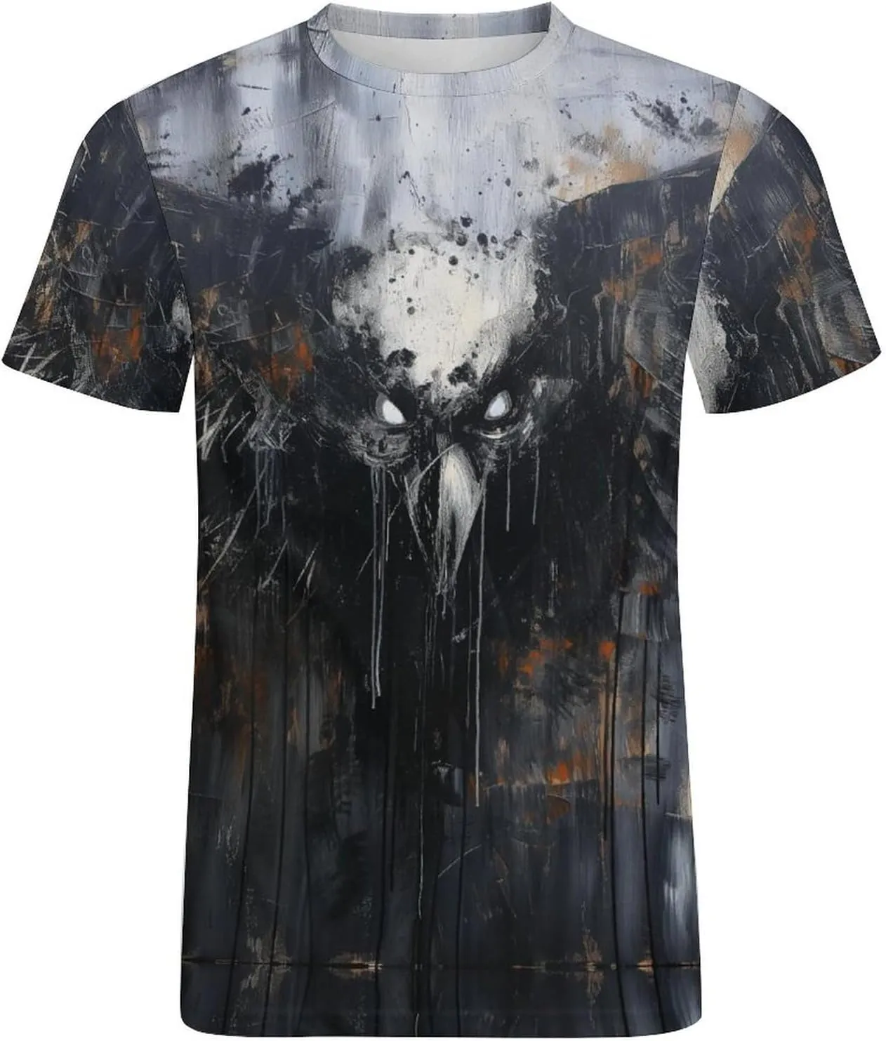 MARSVOVO Mens Camo T-Shirt Tops 2024 Novelty Graphic Casual Short Sleeve Sportswear Fashion Cotton Loose Workout Tee
