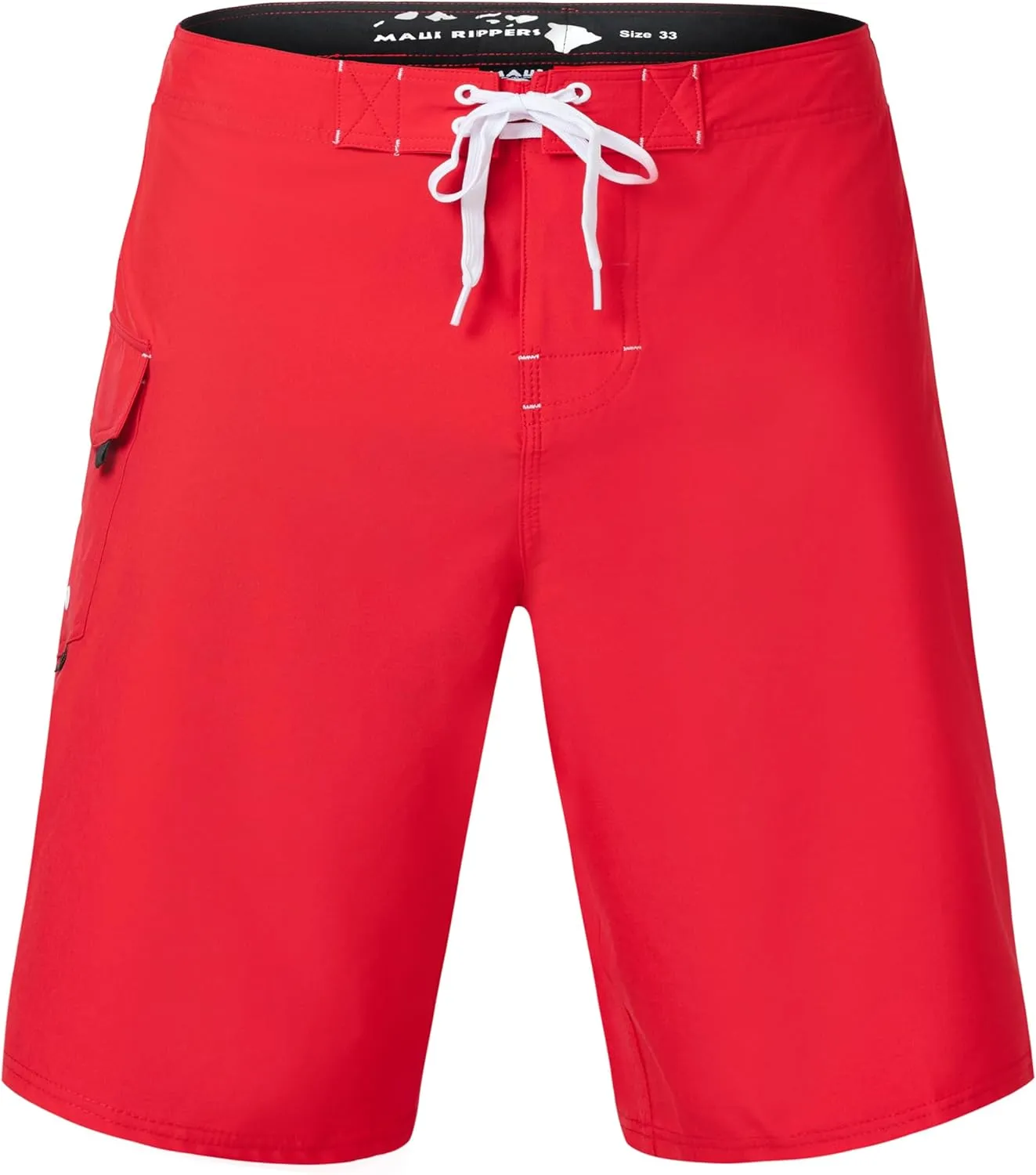 Maui Rippers Men's Lifeguard Stretch Boardshorts 21" Outseam