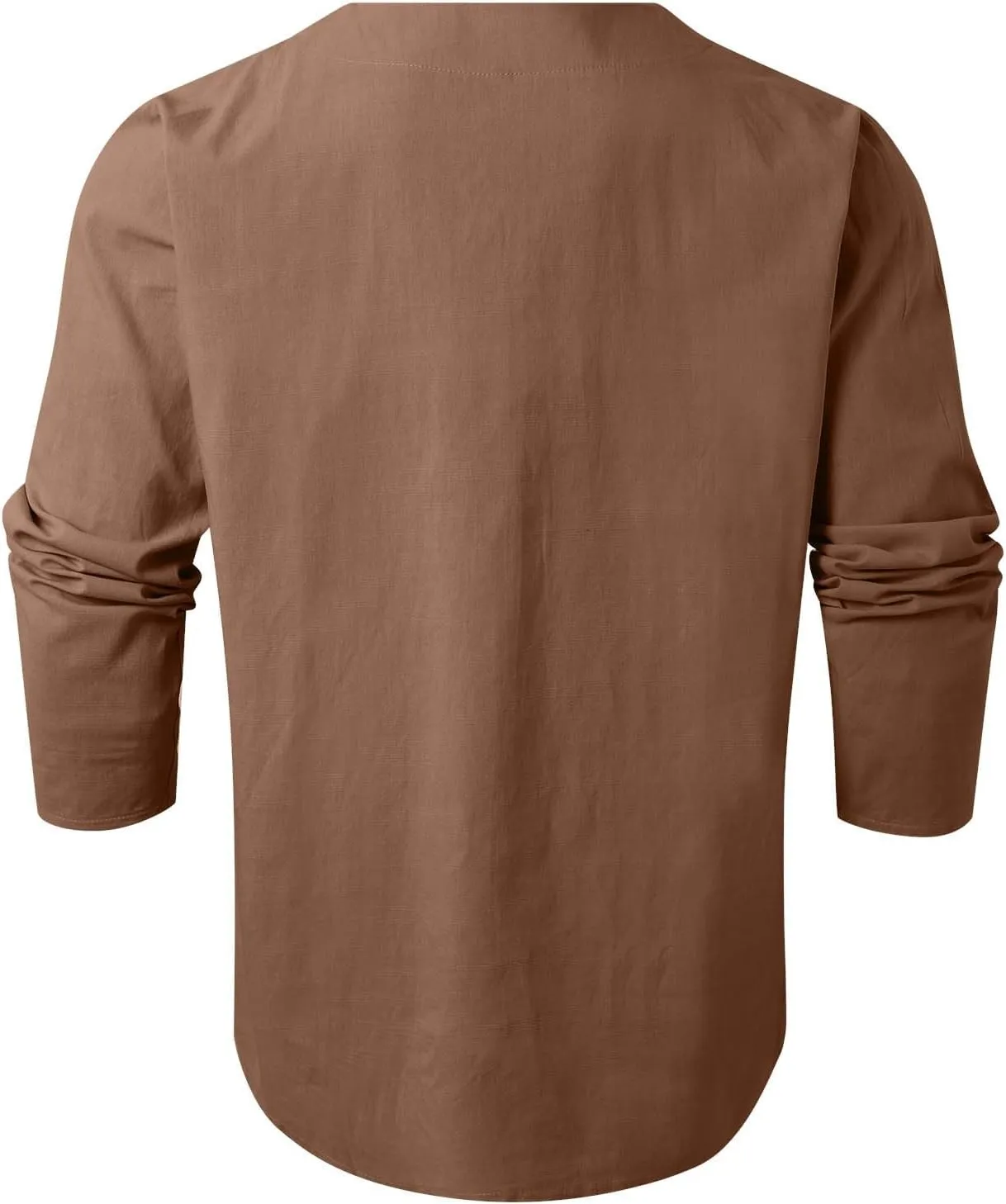 Men's Button Down Shirts Long SleeveV Neck Casual Shirts Lightweight Stretch Workout Undershirt Business Casual Tops