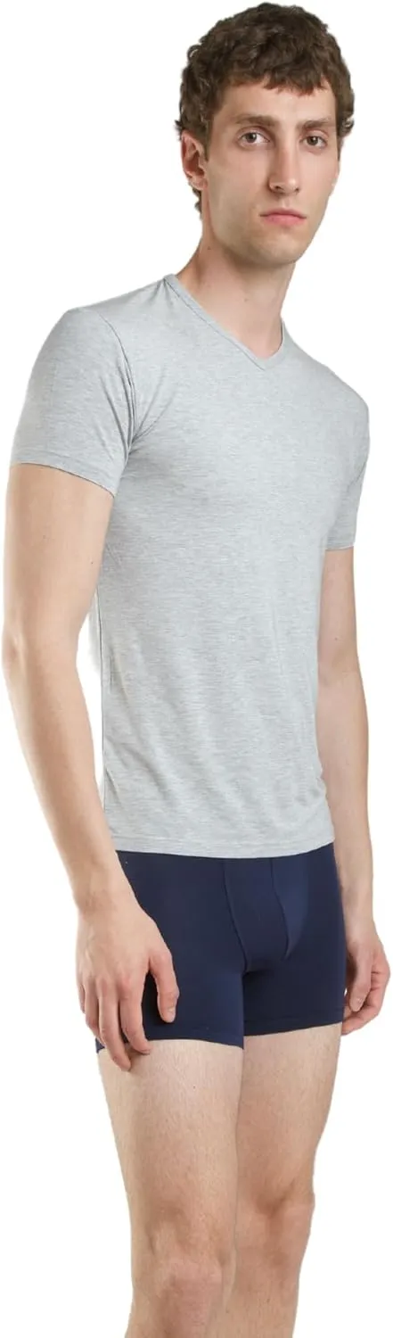 Men's Crew Neck T-Shirts, 3 Pack, Short Sleeve, Multicolor