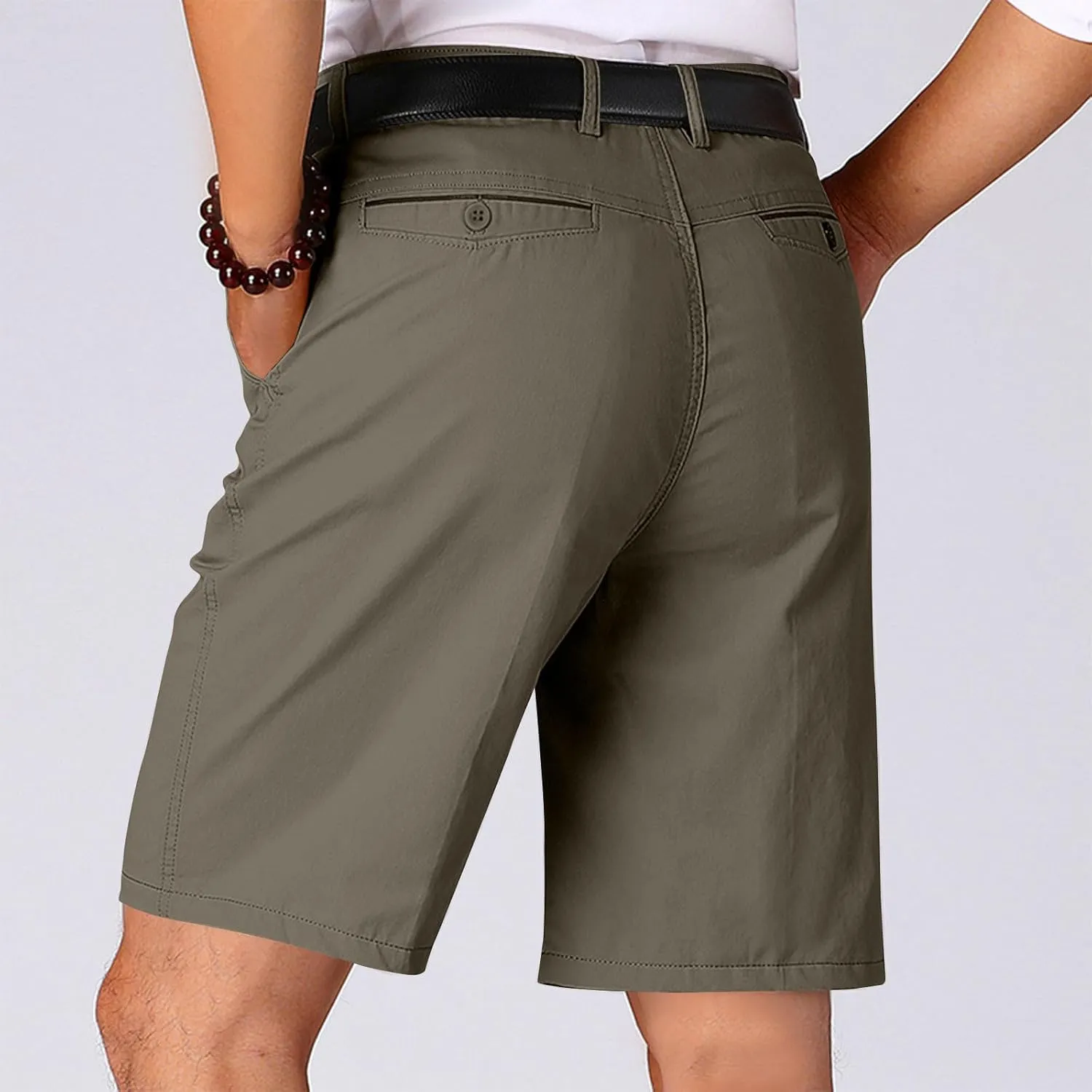 Men's Golf Shorts 2025 Mens Shorts Stretch Flat Front Work Dress Short Lightweight Hiking Chino Cargo Pants Straight