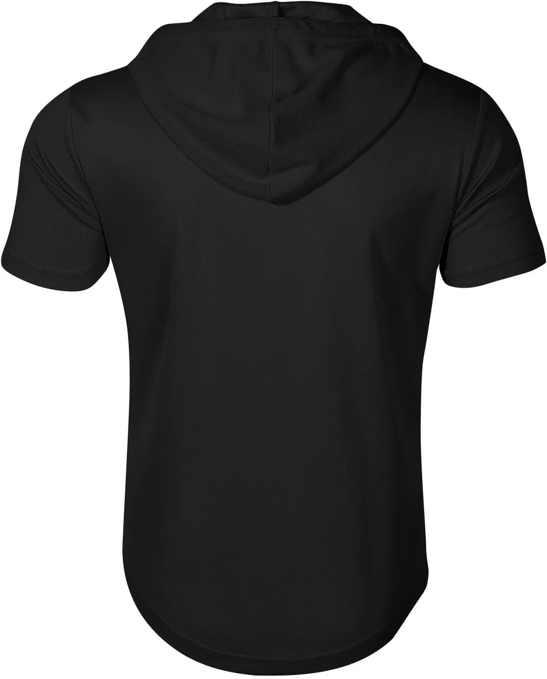 Mens Short Sleeve Hoodies Casual Lightweight Quarter Zip Hooded Sweatshirt Athletic Gym Workout T Shirts with Pocket