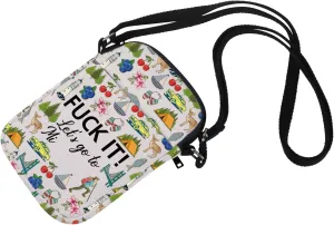 MI Cosmetic Makeup Bag MI Travel Gift MI Travel Pouch Girls Trip to MI Gift for Her (Crossbody bag)