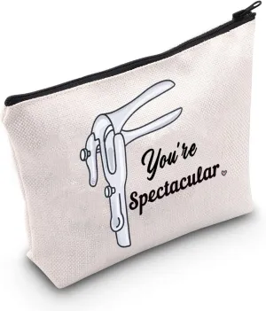 Midwife Survival Kit OBGYN Gift Doula Thank You Gift You're Spectacular Makeup Zipper Pouch Bag for Doctor Nurse (You're Spectacular)