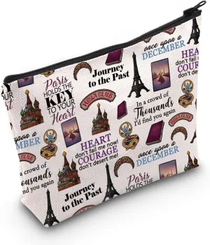 MNIGIU Anas-tasia Broadway Musical Inspired Gift Musical Theater Zipper Pouch Makeup Bag Gift For Actor Actress (Paris HOLDS Bag)