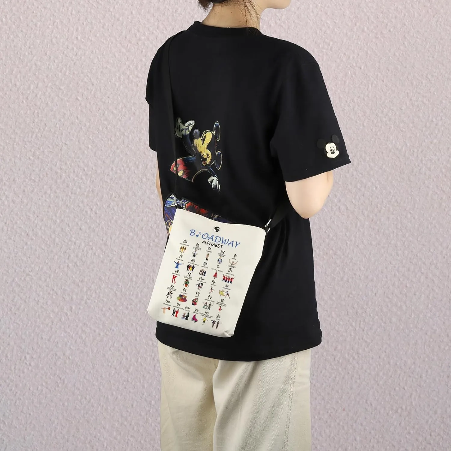 MNIGIU Musical Tote Bag Musical Lover Gift Musical Merchandise Musical Lover Gift