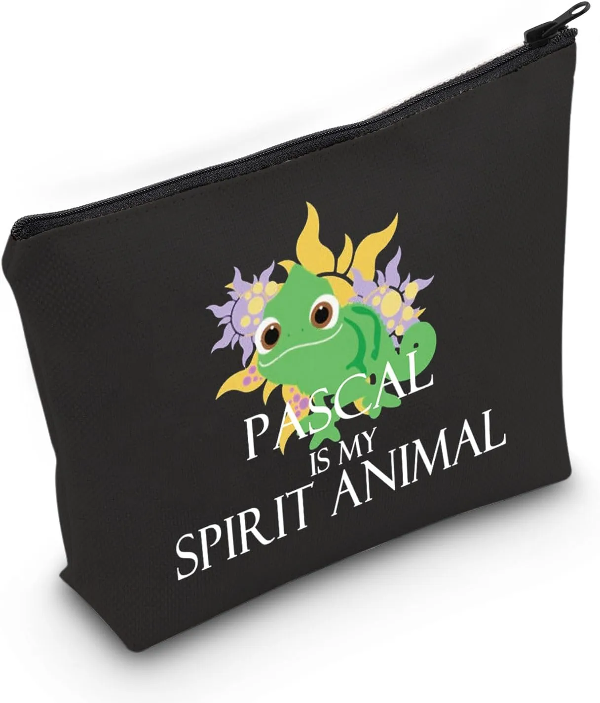 MNIGIU P-asca-l Gift P-asca-l Lover Cosmetic Bag Cartoon Movie Inspired Gift P-asca-l is My Spirit Animal Zipper Pouch Bag for Women Girls (Pasc Black Bag)