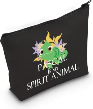 MNIGIU P-asca-l Gift P-asca-l Lover Cosmetic Bag Cartoon Movie Inspired Gift P-asca-l is My Spirit Animal Zipper Pouch Bag for Women Girls (Pasc Black Bag)