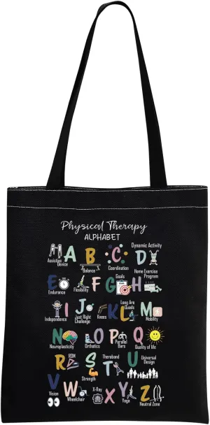 MNIGIU Physical Therapy Tote Bag - PT Appreciation Gift for Occupational Therapist Graduation