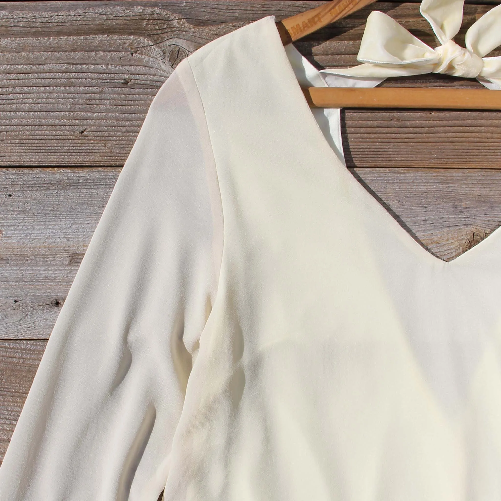 Moon & Feather Dress in Cream