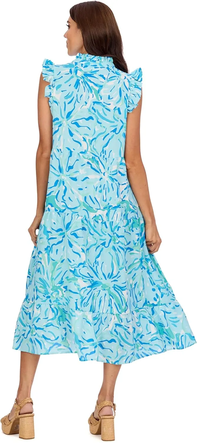 Mud Pie Women's Adair Tiered Maxi Dress