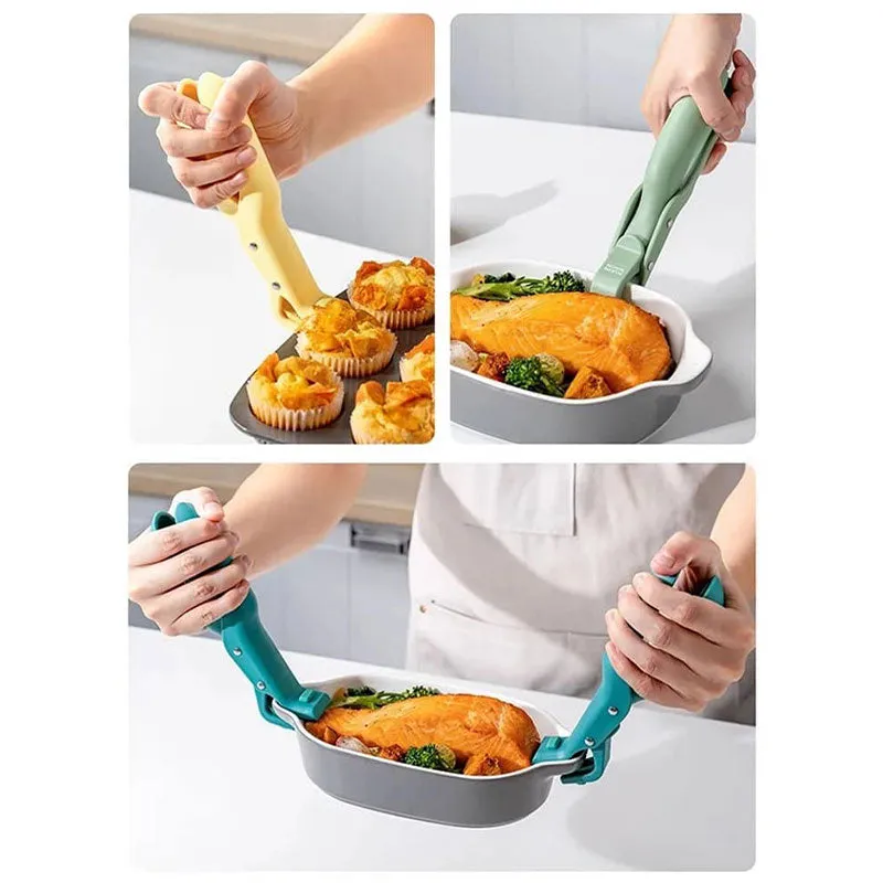 Multi-Purpose Anti-Scald Bowl Holder Clip for Kitchen 2pcs