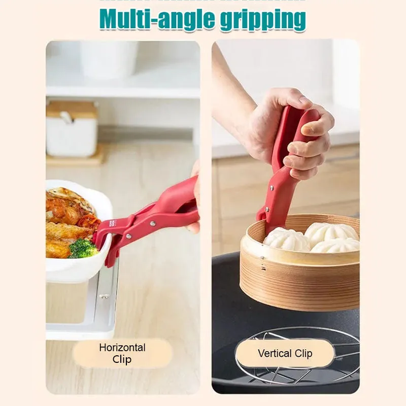 Multi-Purpose Anti-Scald Bowl Holder Clip for Kitchen 2pcs