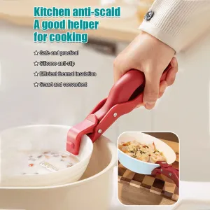 Multi-Purpose Anti-Scald Bowl Holder Clip for Kitchen 2pcs