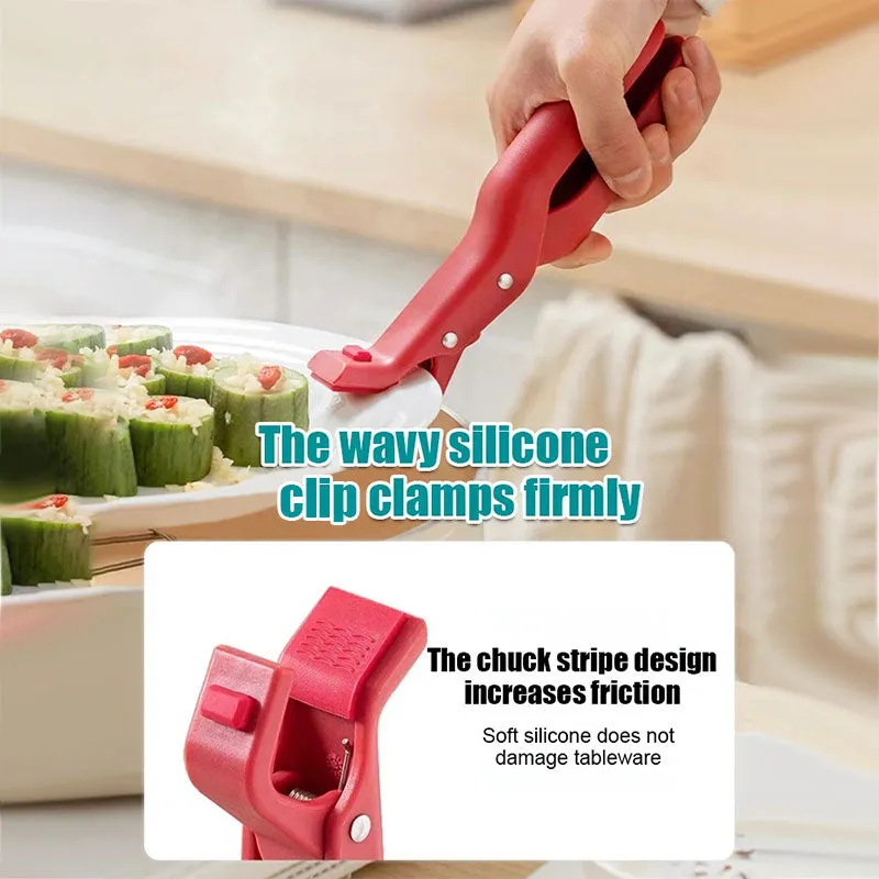 Multi-Purpose Anti-Scald Bowl Holder Clip for Kitchen 2pcs