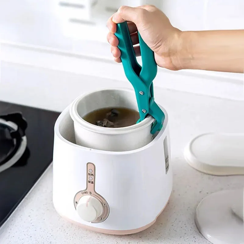 Multi-Purpose Anti-Scald Bowl Holder Clip for Kitchen 2pcs