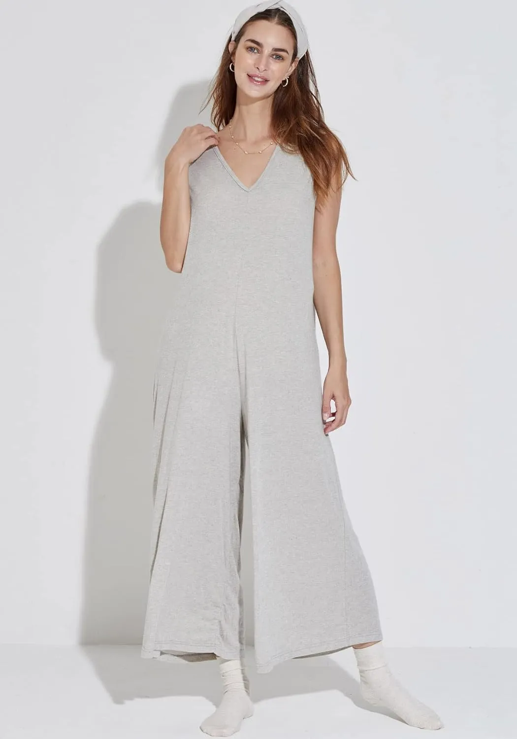 NOTHING FITS BUT Jumpsuits for Women, Soft Angora Gauze Knit Jumpsuit Womens Summer Outfits Maternity Overalls Baggy Rompers